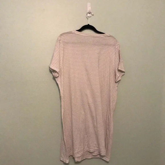 Jockey Grey and White Stripe Dress Size 2X - Picture 6 of 7